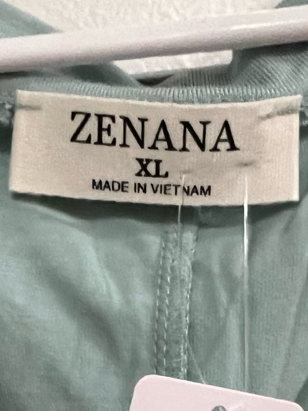 Zenana Outfitters Sleeveless V-Neck Tank Top in Sage Green - Picture 2 of 2
